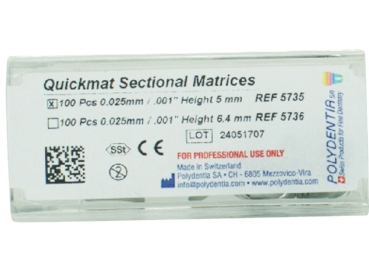 Quickmat partial matrices 0,025/5 100pcs
